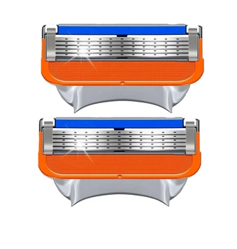 Сменные лезвия картриджи Gillette Fusion 2 кассеты Джилет для мужчин без упаковки