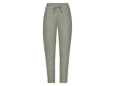 Спортивные штаны Slim Fit из хлопкового пике для женщины Esmara LYCRA® 410784 L Зеленый