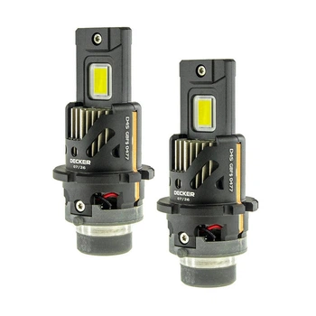 Светодиодные лампы Decker LED PL-07 6K D4S 6000K 12000Lm CanBus (две лампы)
