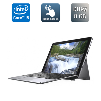 Нетбук-трансформер Dell Latitude 7210 / 12.3" (1920x1080) IPS Touch / Intel Core i5-10310U (4 (8) ядра по 1.7 - 4.4 GHz) / 8 GB DDR3 / 256 GB SSD / Intel UHD Graphics / WebCam б/у