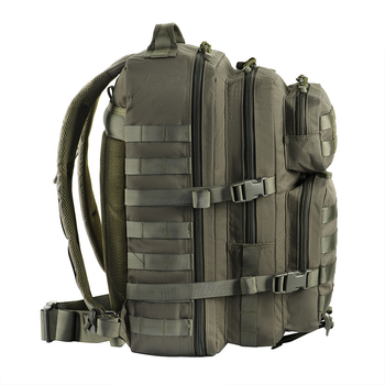 Тактичний рюкзак M-Tac Large Assault Pack 36L Olive — міський та туристичний штурмовий рюкзак