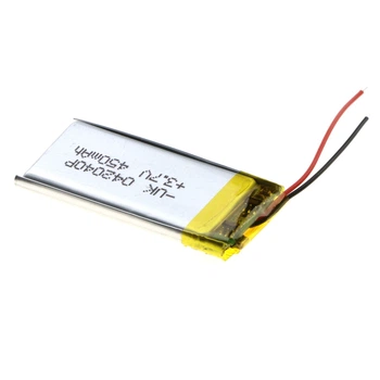 Аккумулятор Model: 042040P Universal AAA 450mAh Rated Voltage: 3.7V 42*20*4 тип контактів: дроти
