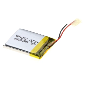 Аккумулятор Model: 042530Р Universal AAA 350mAh Rated Voltage: 3,7V 32*25*4 тип контактів: дроти