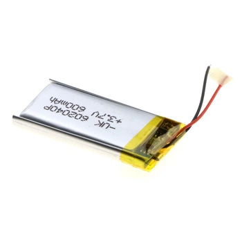 Аккумулятор Model: 602040Р Universal AAA 600mAh Rated Voltage: 3.7V 42*20*6 тип контактів: дроти