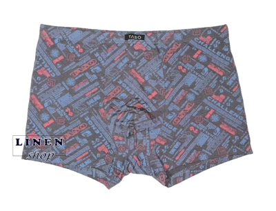 Темно-серые мужские трусы шорты бамбук с хлопком Colour style TASO 5784 ХL