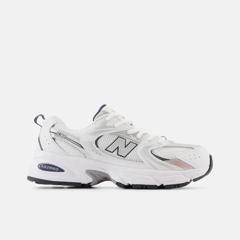Детские белые кроссовки New Balance 530 38 (5,5) 23,5 см (GR530SB1)