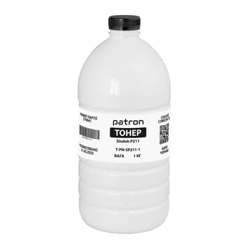 Тонер Pantum/Sindoh P211, 1 кг Patron (PN-SP211-1)