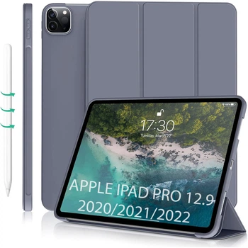 Чохол до планшета BeCover Tri Fold Soft TPU Silicone Apple iPad Pro 12.9 2020/2021/2022 Purple (7117