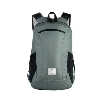 Рюкзак туристический Naturehike Ultralight NH17A012-B, 18 л, сірий (6927595718667)