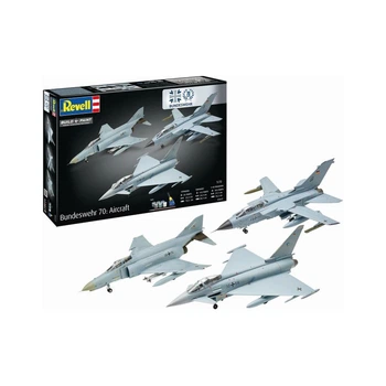 Сборная модель Revell набор к 70 годовщине ВВС Германии 3 самолета, уровень 5, 172 (RVL-05627)