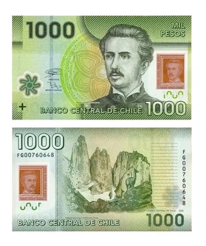 Банкнота 1000 песо Чилі 2020 рік полімерна UNC