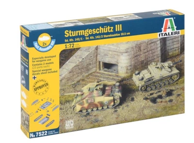 Моделі швидкої збірки Sd.Kfz. 142/1 Sturmgeschütz III Ausf. F Italeri 7522