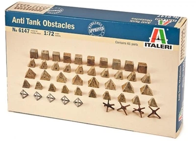 Протитанкові перешкоди 1:72 Anti-tank Obstacles Italeri 6147
