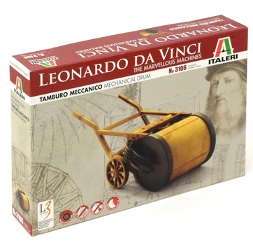 Збірна модель Леонардо да Вінчі Механічний барабан Italeri 3106