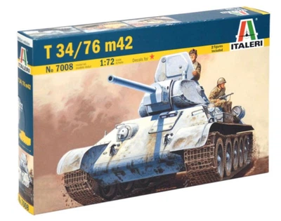 Збірна модель танка 1:72 T 34/76 Italeri 7008