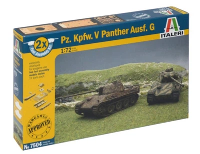 Збірні моделі 1:72 танки Pz.Kfpw. V Panther Ausf. G Italeri 7504