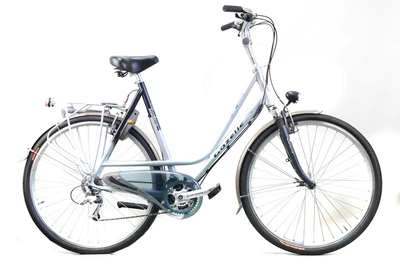 Гибридный велосипед Gazelle Medeo 28" XL серебристый Б/У