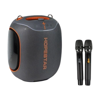 Портативная колонка серая 300W TWS IPX5 RGB 30000mAh HOPESTAR PARTY BOX 600-03 Ju-BOX-600-03