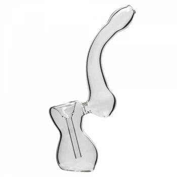 Скляний баблер Clear Pipe Handle