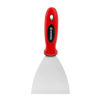 Шпатель из нержавеющей стали, 100 мм, профессиональный INTERTOOL KT-2610