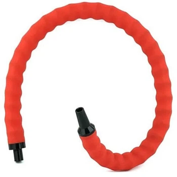Персональный гибкий мундштук Hands Free Red для кальяна — свобода, комфорт и стиль (красный)