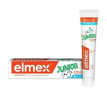 Дитяча зубна паста Elmex junior від 6 до 12 років, 75 мл