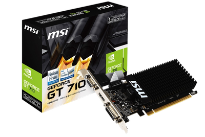 Видеокарта GeForce GT 710 1GB MSI LP (GT 710 1GD3H LP) Б/У