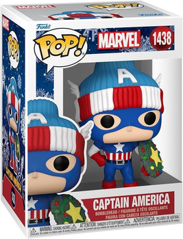 Фігурка Funko Pop! Marvel Holiday Captain America 12 см 80032 (889698800327)