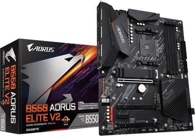 Mатеринська плата Gigabyte B550 Aorus Elite V2 Socket AM4 (B550 AORUS ELITE V2) Б/В