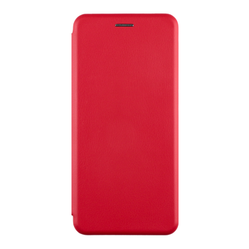 Кожаный чехол-книжка 360 Hard для Infinix HOT 50 Pro карман для карт Red
