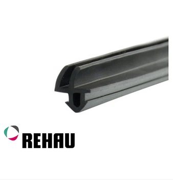 Уплотнительная резина притвора створки REHAU из EPDM-каучука черная, пог.м
