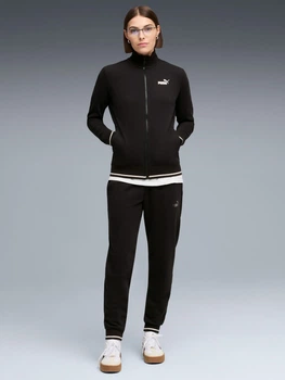 Спортивний костюм жіночий Puma Metallic Full-Zip Tracksuit Tr Cl 69190601 S Black (4069161974168)