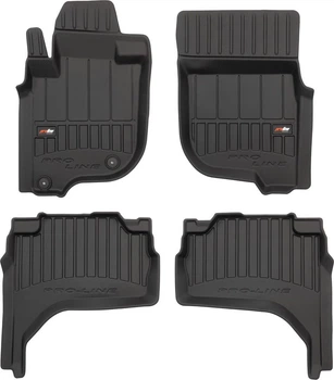 Гумові килимки Frogum Proline 3D для Mitsubishi L200 (mkV) 2014-2023; Fiat Fullback (mkI) 2016-2019 (double cab) (FG 3D409347)
