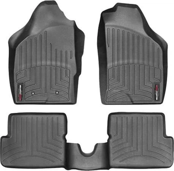 Килимки Weathertech Black для Lancia Ypsilon (mkII) 2003-2011 (МКПП) (WT 443911-443912)