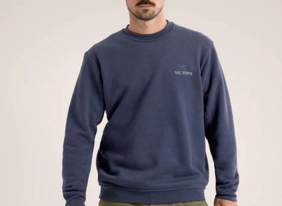 Кофта чоловіча Arc'teryx Emblem Fleece Crew M Синій X00000978701