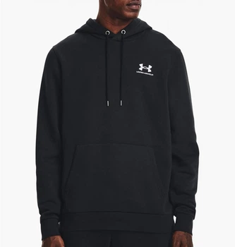 Кофта мужская Under Armour Essential Fleece Black S Чорний 1373880-001