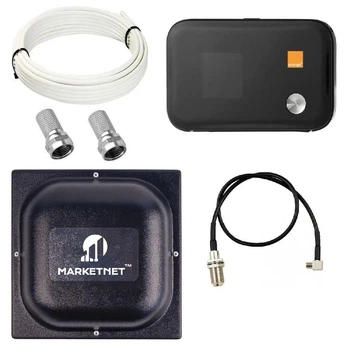 Комплект WiFi роутер 3G 4G модем Huawei E5372s-32 (MR100-3) з панельною антеною MIMO MarketNet T800 18 дБ