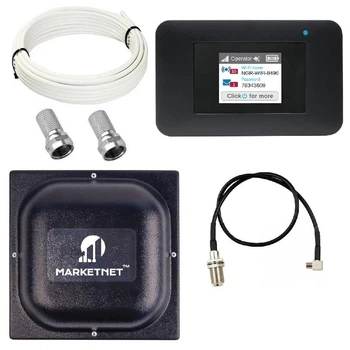 Комплект WiFi роутер 3G 4G LTE модем Netgear 797s с панельной антенной MIMO MarketNet T800 18 дБ