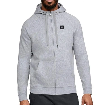 Кофта мужская Under Armour Rival Fleece Fz 2XL Світло-сірий 1320737-036
