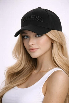 Женская кепка с вышивкой One-size 54-57 см Черный