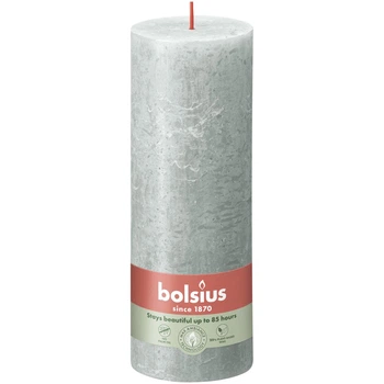 Свеча Рустик Bolsius SHINE столбик 19х6.8см нефрит (BOL-850368)