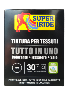 Фарба для одягу чорна SUPER IRIDE colo. TUTTO in 1 nero 350 г.
