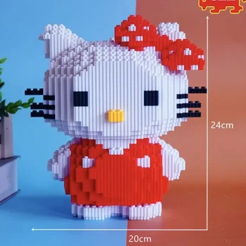 (1560+PCS) Большой Конструктор из Миниблоков Hello Kitty (Хелоу Кити) 1560+ деталей