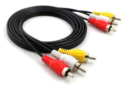 Кабель AV тюльпан 3RCA-3RCA аудио видео 120 см (MX-00006218)