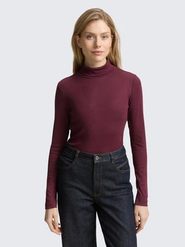 Лонгслив Tom Tailor 1043142 XL Бордовый
