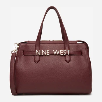 Сумка крос-боді через плече жіноча середня Nine West EO-Manhattan-Muse-II-LX10197 Бордова (5906751260500)