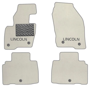 Двошарові килимки Sotra Premium White для Lincoln MKX (mkII) 2015-2018 / Nautilus (mkI) 2018-2023 (ST 90705-CH-White)