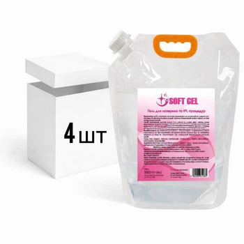 Гель для лазерної епіляції SOFT GEL 5000мл × 4шт