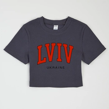 Футболка укорочена Garnamama 110-116 Сірий (1000291.13593011)