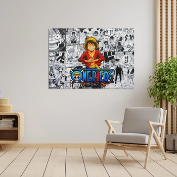 Плакат-постер с принтом Кавун One Piece Ван-Пис Monkey D. Luffy Монки Д. Луффи Плакат комикс ПЛ000687(А0)
